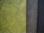 Snake Embossing 100 PU Synthetic Leather Mg12