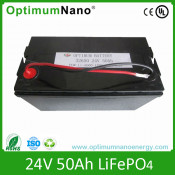 Solar Battery 24V 50ah with BMS Protection