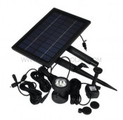 Solar Fountain Pump with LED Light