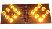 Solar-Powered LED Indicator Lamp