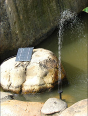 Solar Water Fountain for Garden Use