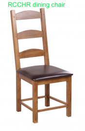 Solid Oak Dining Chair with PU Seat/Wood Chair/Wooden Furniture