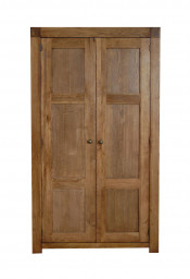 Solid Oak Lady's Hanging Robe/Oak 2 Doors Wardrobe