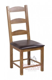 Solid Oak Rustic Oak Dining Chair Ladder Back Chair Dining Furniture (RCCHR)