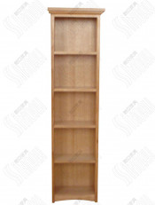 Solid Oak Wooden DVD/CD W/4-Shelf (5 Opening) (CO5002)