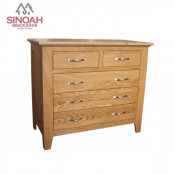 Solid Oak Wooden Drawer Chest/Wood Chest