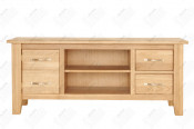 Solid Oak Wooden TV Stand, TV Unit
