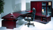 Solid Wood Executive Table / Veneer Executive Desk / Manager Boss Chinese Furniture