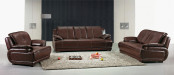 Solid Wood Leather Living Room/Home Furniture Corner/Sectional Sofa (869)