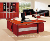 Solid Wood Veneer Executive Table / Modern Manager Boss Desk /Chinese Office Furniture