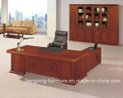 Solid Wood Veneer Executive Table / Modern Manager Boss Desk /Chinese Office Furniture