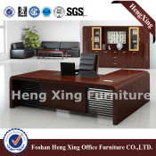 Solid Wood Vernnr Office Executive Table Boss Table Hx-Rd027