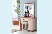 Solid Wooden Dressing Table, Wooden Dresser, Mirror Table with Chair (MY-3301D)