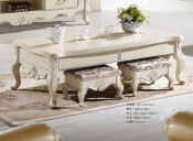 Solid Wooden Long Table with Chair (SQL-T605)
