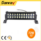Spot Waterproof IP67 13" 72W LED Light Bar