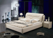 Square Modern Competitive Bedroom Furniture with Bedstands (J305)