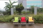 Stackable Rattan Outdoor Arm Chair