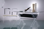 Stainless Steel Acrylic Dining Furniture