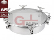 Stainless Steel Full Opening Manhole Cover (H801A-500/H801B-500)