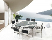 Stainless Steel Outdoor Patio Wick Rattan Furniture (BP-312)