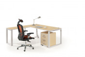 Standard Office Manager Table with Steel Leg (OWCT2503-20)