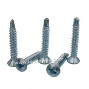 Steel Self Drilling Screw/Tek Screw with Pan Head/Flat Head