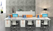Straight Shaped Wooden Office Modular Workstation Table (HF-YZH006)