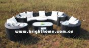 Stylish and Elegant Outdoor Rattan Sofa Sets (BP--873)