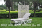 Sunbed Wicker Furniture Outdoor Rattan Daybed (L0075)