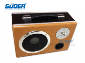 Suoer 8 Inch Car Speaker Subwoofer Portable Car Audio Subwoofer Speaker (8 Inch-Portable)