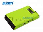 Suoer Car Engine Emergency Power Start 8800 mAh Multi-Function Mini Portable Epower Charger Car Jump Starter for 12V Car (SRT-03)