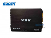 Suoer Factory Direcr Sale 4 Channel Stereo Car Amplifier Car Audio Amplifier (V-4000)