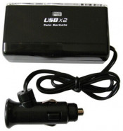 Suoer Factory Price Triple Socket USB Car Cigarette Lighter Car Charger Adapter (BW-003)