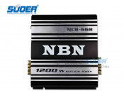 Suoer High Power Car Amplifier 1200W Car Amplifier (NCB-668)