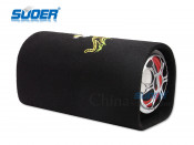 Suoer Leather Car Subwoofer 6 Inch Tunnel Type Car Audio Subwoofer 12V/24V/220V Fr Car Subwoofer (Leather-Tunnel-6 Inch-12-24V-220V)