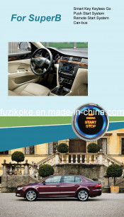 Superb Entry Keyless Go Smart Key Push Button Remote Start Can-Bus Alarm for Volkswagen