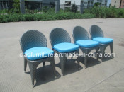 Synthetic Rattan Chair Restaurant Outdoor Chair for Project