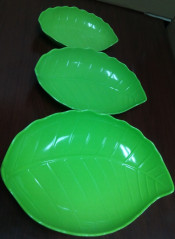 Table Furniture Melamine Green Bowl Plate (TS2128)