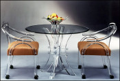 Table and Chair with Wheel