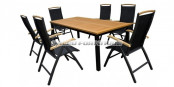Textilene Garden Patio Wicker Outdoor Rattan Furniture (PAT-1111)
