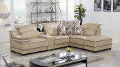 Thailand Living Room Leather Sofa Set (Yj6831)