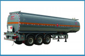Three Axle Chemical Fuel Oil Transportation Tanker Semi-Trailer