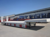 Three Axles Low Platform Semi Trailer