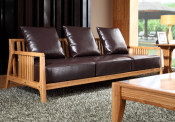 Three-Seat Bamboo Sofa