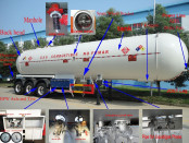 Top Safety LPG Trailer Asme LPG Tank Trailer