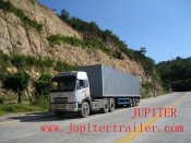 Top Sold Three Axle Van Semi Trailer