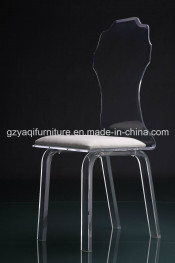 Transparent Acrylic Wedding Chair with Cushion