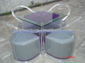 Transparent Glass Elegance Dining Chair