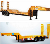 Tri-Axle Low Bed Semi Trailer
