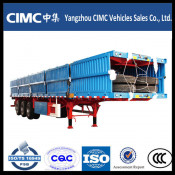 Tri-Axles Trailer with Side Wall for Sale